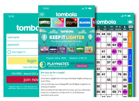 tombola bingo login|tombola inloggen.